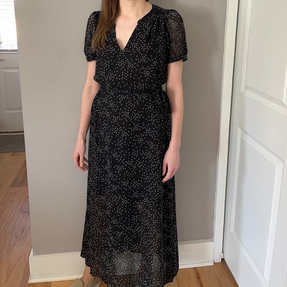 Target Dresses & Skirts - A New Day Target Maxi Full Length Black Floral Dress